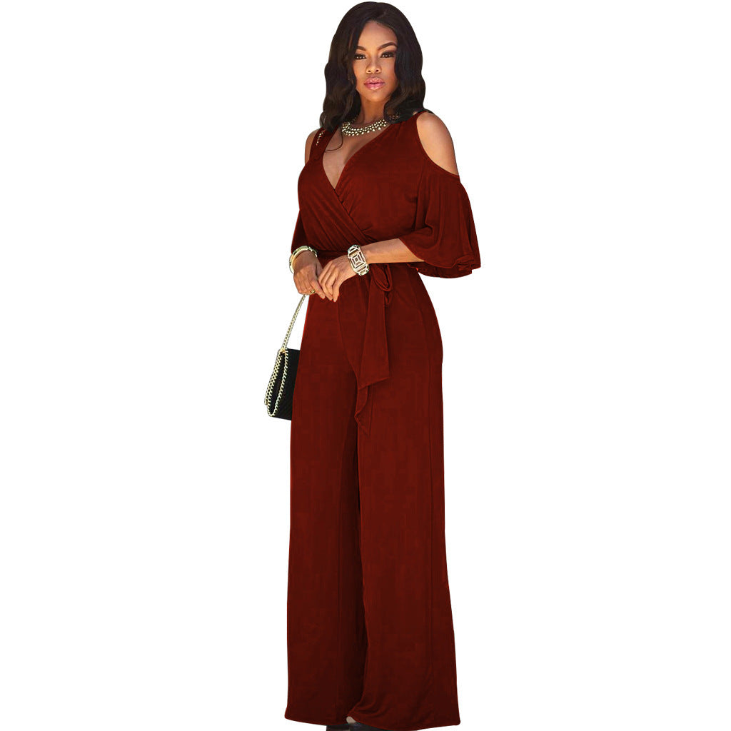 Wide-Leg Trousers with Belt