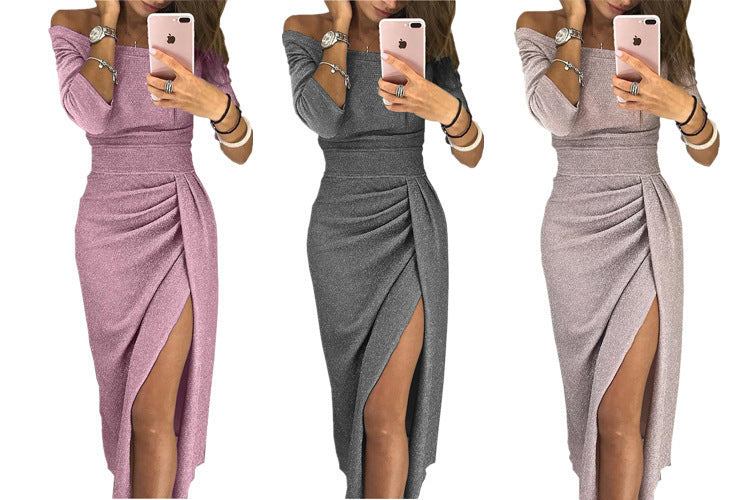 Vestido com Corte Justo Ao Quadril e Abertura Lateral - Veron&Co