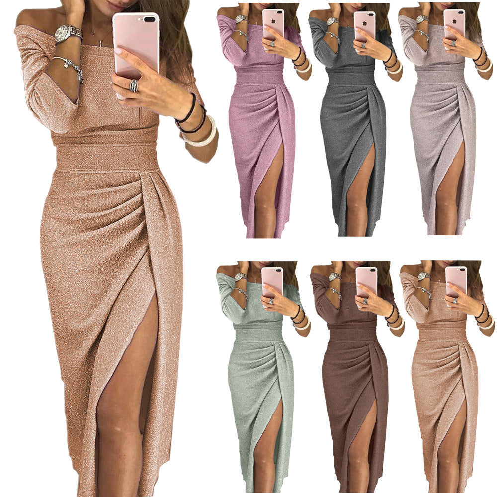 Vestido com Corte Justo Ao Quadril e Abertura Lateral - Veron&Co