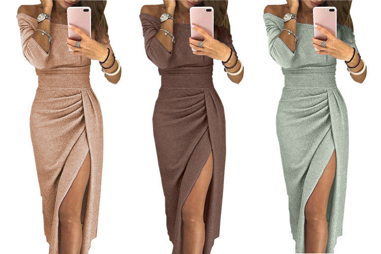 Vestido com Corte Justo Ao Quadril e Abertura Lateral - Veron&Co