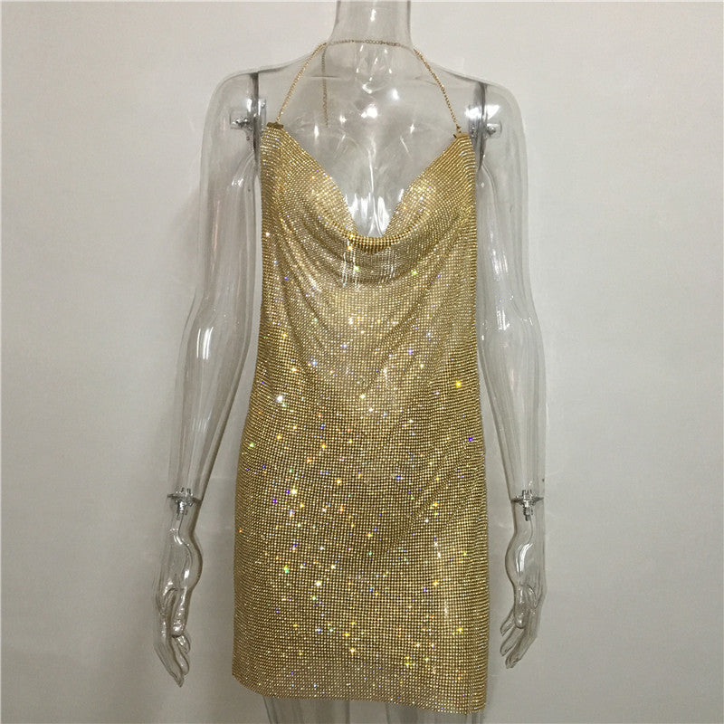 Vestido em Tule com Alças Finas - Veron&Co