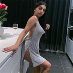 Vestido em Tule com Alças Finas - Veron&Co