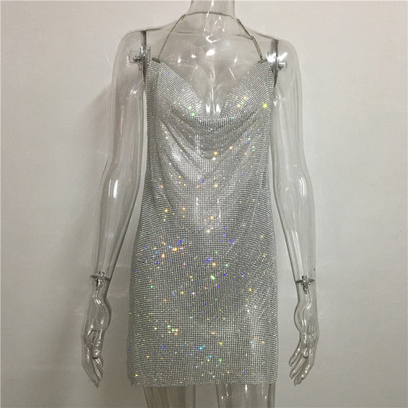 Vestido em Tule com Alças Finas - Veron&Co