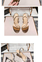 Rhinestone Stiletto Sandals