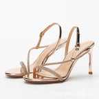 Rhinestone Stiletto Sandals