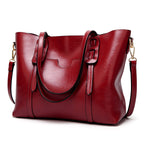 Tote em Pele Encerada Vintage