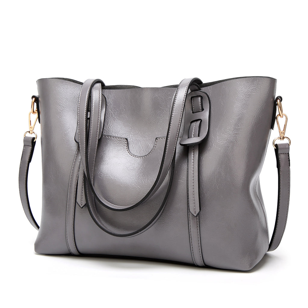 Tote em Pele Encerada Vintage