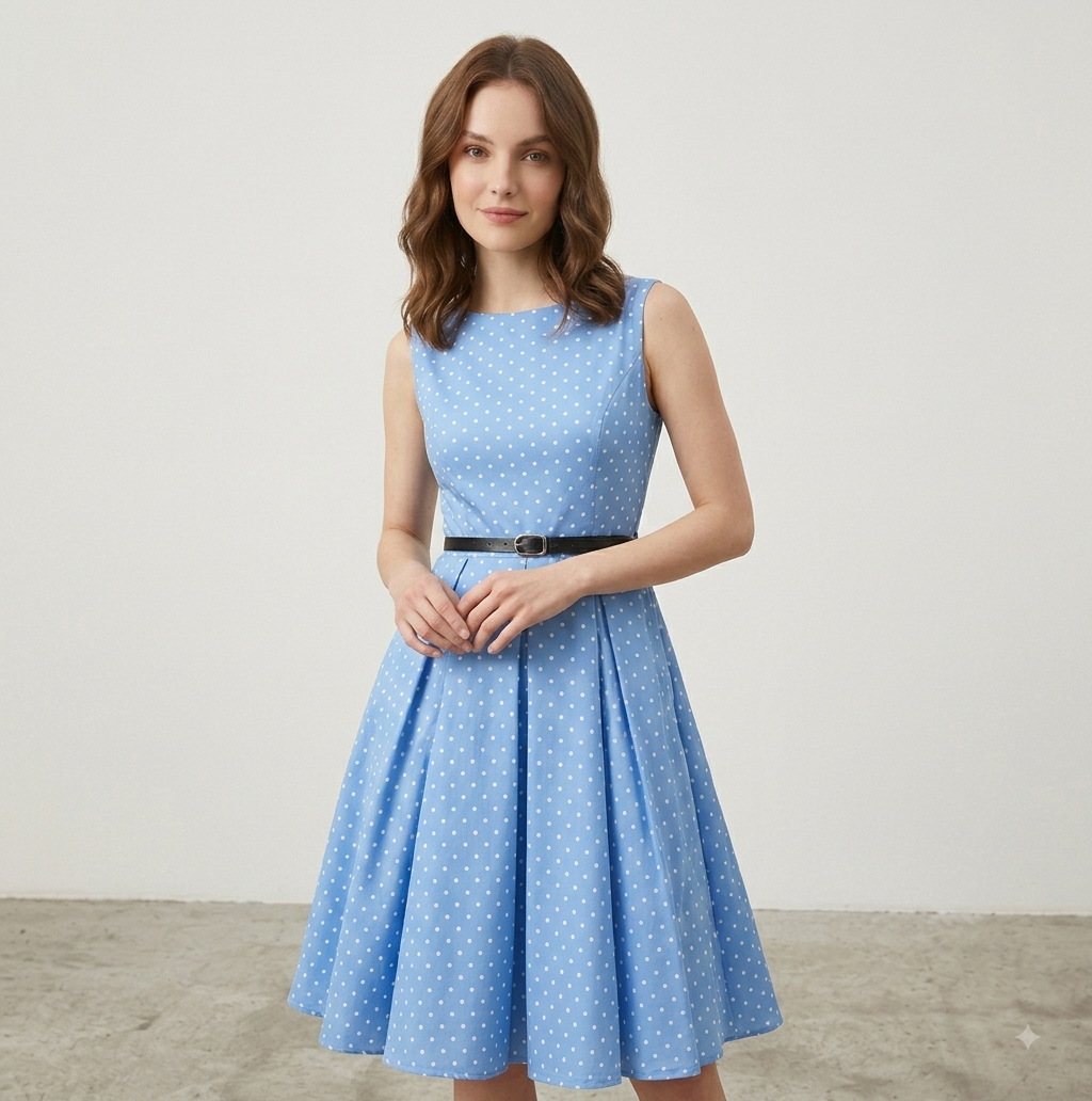 Vestido Avenue Montaigne Veron&Co, vista lateral