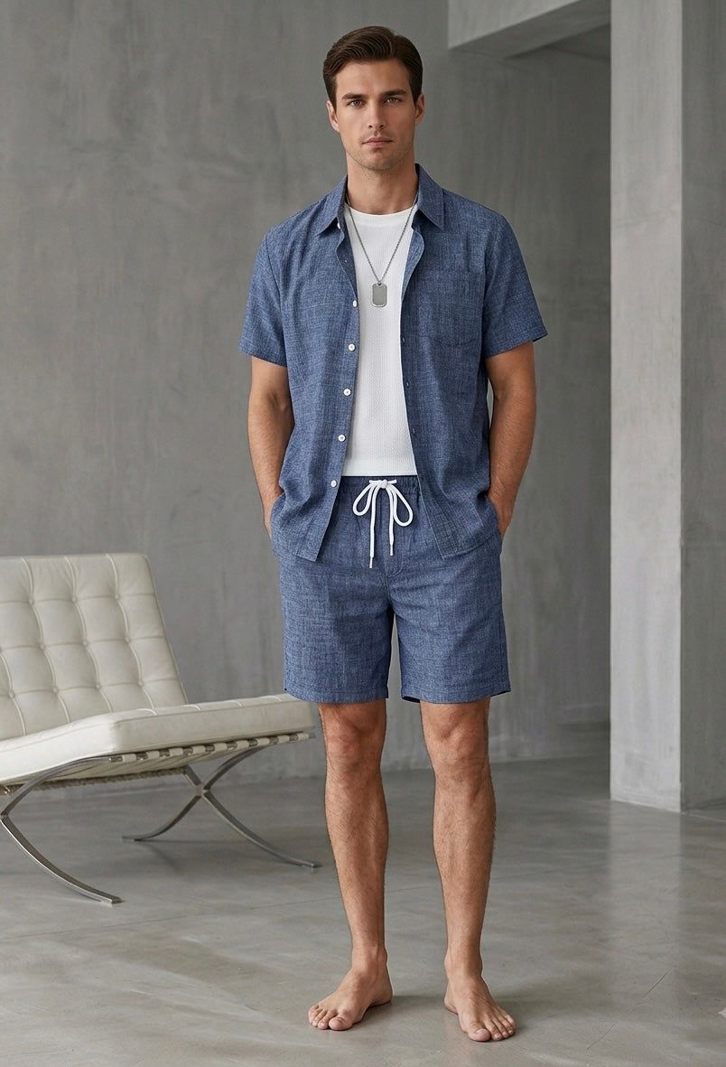 Conjunto em Algodão Veron&Co, vista frontal