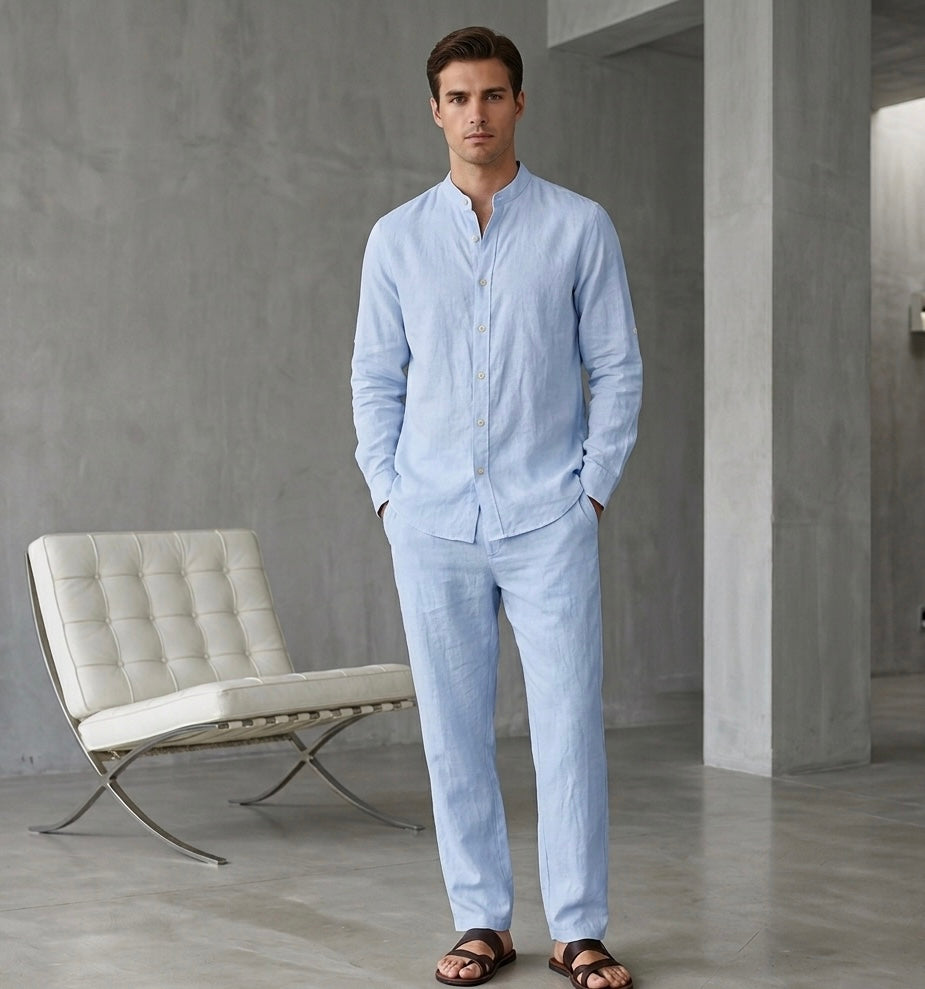 Conjunto em Linho Veron&Co, vista frontal