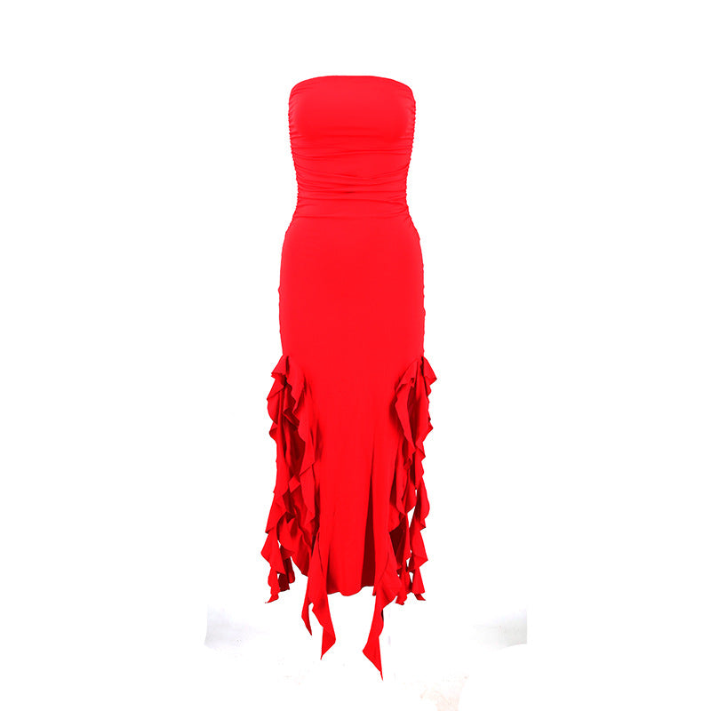 Vestido em Renda com Um Só Ombro - Veron&Co