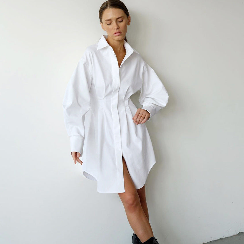 Vestido com Inspiração Vintage e Manga Comprida - Veron&Co