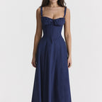 Vestido com Estampado e Abertura Lateral - Veron&Co