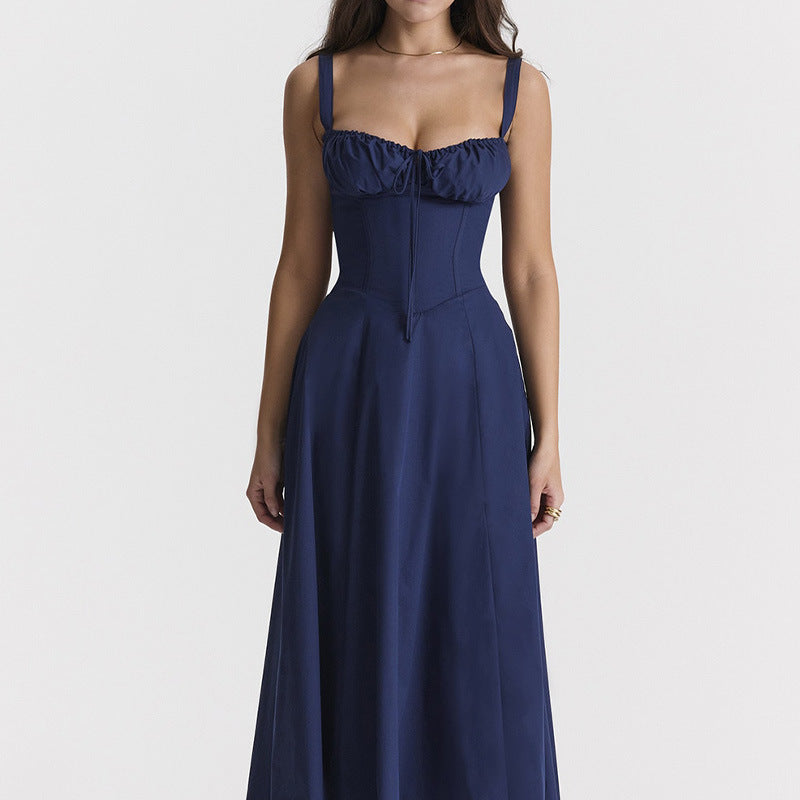 Vestido com Estampado e Abertura Lateral - Veron&Co