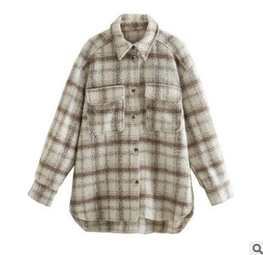 Camisa Acolchoada Xadrez Felpada