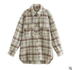 Camisa Acolchoada Xadrez Felpada