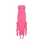 Vestido em Renda com Um Só Ombro - Veron&Co