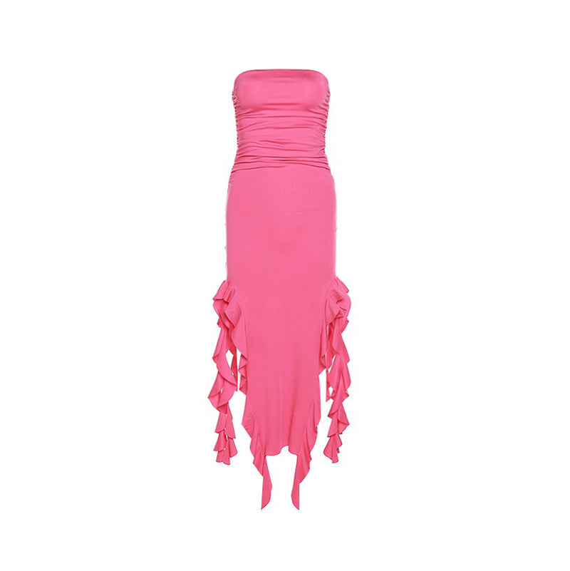 Vestido em Renda com Um Só Ombro - Veron&Co