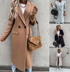Long Coat with Classic Collar