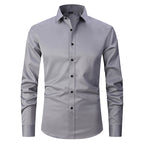 Camisa Slim Formal Anti-ruga Veron&Co, detalhe final