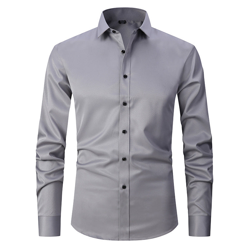 Camisa Slim Formal Anti-ruga Veron&Co, detalhe final