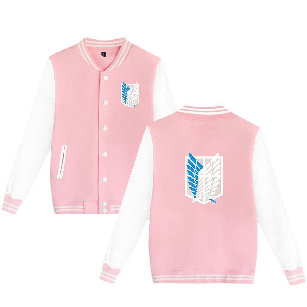 Embroidered Varsity Jacket — Men