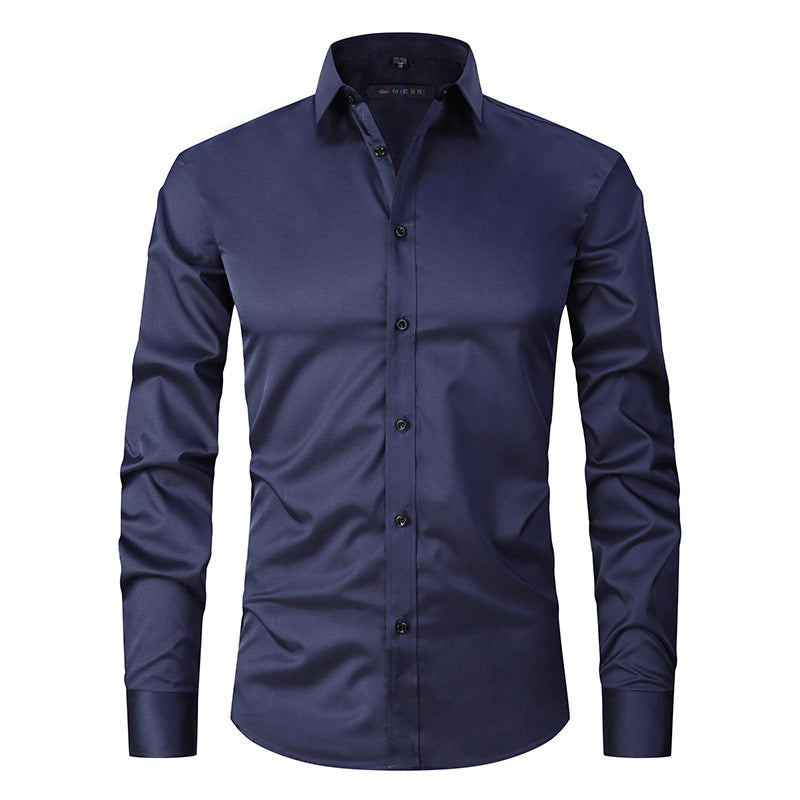 Camisa Slim Formal Anti-ruga Veron&Co, vista de perto
