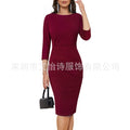 Vestido com Pregas e Efeito Envolvente - Veron&Co