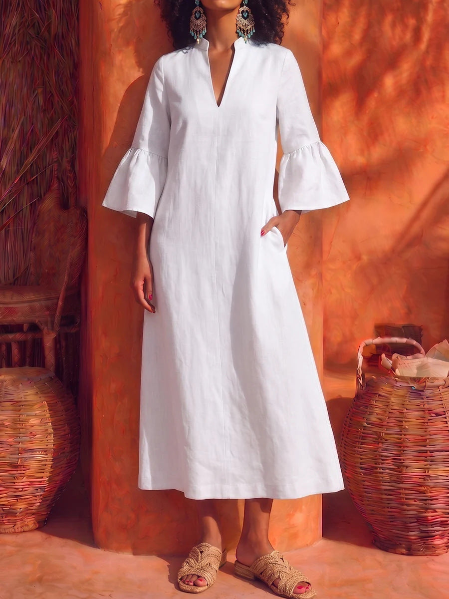 Vestido com Folhos - Veron&Co
