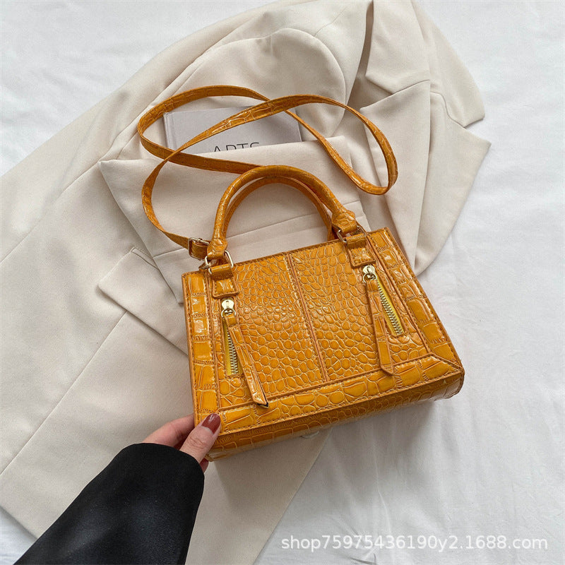 Mala Tote Textura Crocodilo