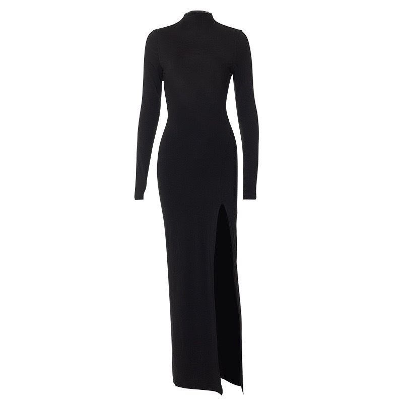 Vestido com Costas Nuas e Abertura Lateral - Veron&Co