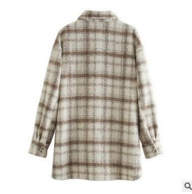 Camisa Acolchoada Xadrez Felpada