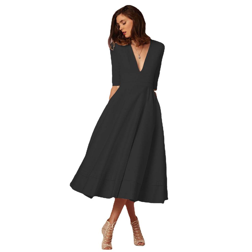Vestido com Corte Evasê - Veron&Co