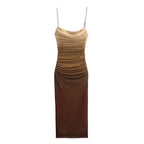 Vestido em Seda com Inspiração Vintage e Estampado - Veron&Co