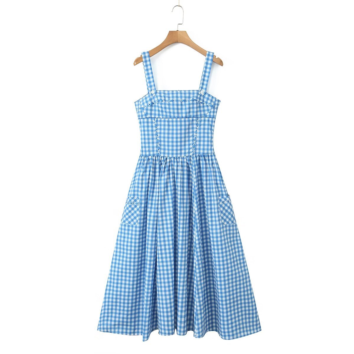 Vestido Longo com Inspiração Vintage e Corte Justo - Veron&Co