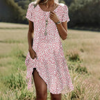 Vestido com Decote Redondo - Veron&Co