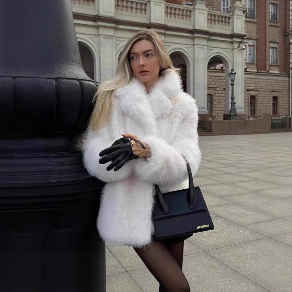 Eco Faux Fur Coat