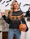 Polka-Dot Knit Sweater