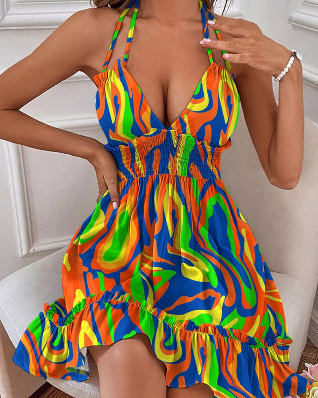 Vestido com Decote em V - Veron&Co