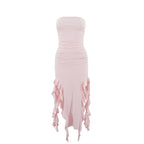 Vestido em Renda com Um Só Ombro - Veron&Co