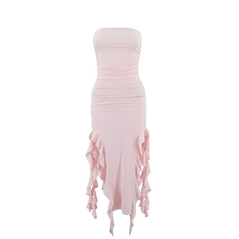 Vestido em Renda com Um Só Ombro - Veron&Co