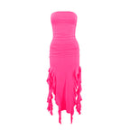 Vestido em Renda com Um Só Ombro - Veron&Co