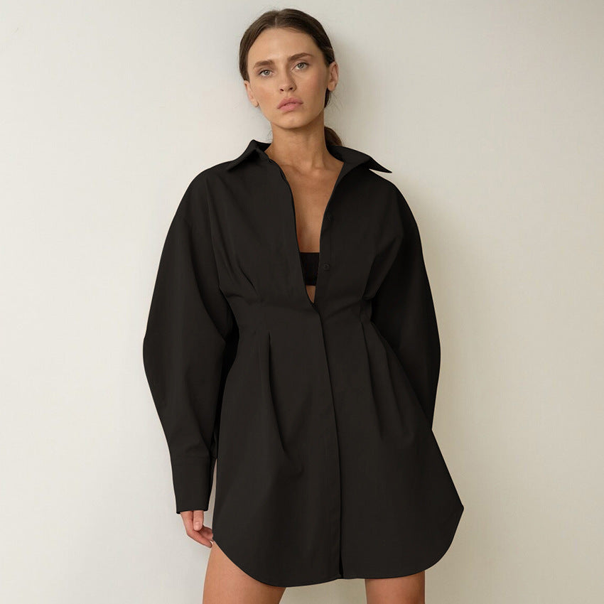 Vestido com Inspiração Vintage e Manga Comprida - Veron&Co