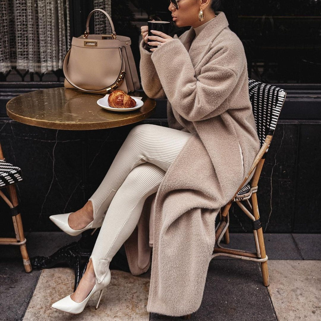 Teddy Coat with Lapels