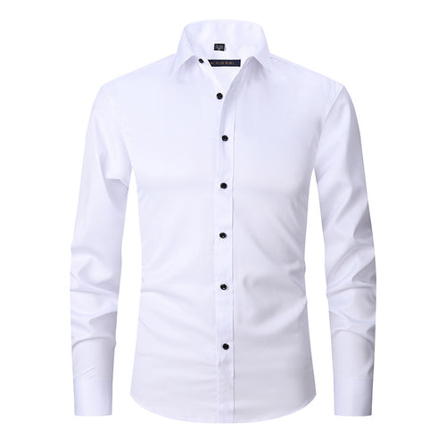 Camisa Slim Formal Anti-ruga Veron&Co, vista lateral