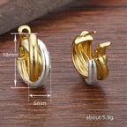 Round Hoop Earrings