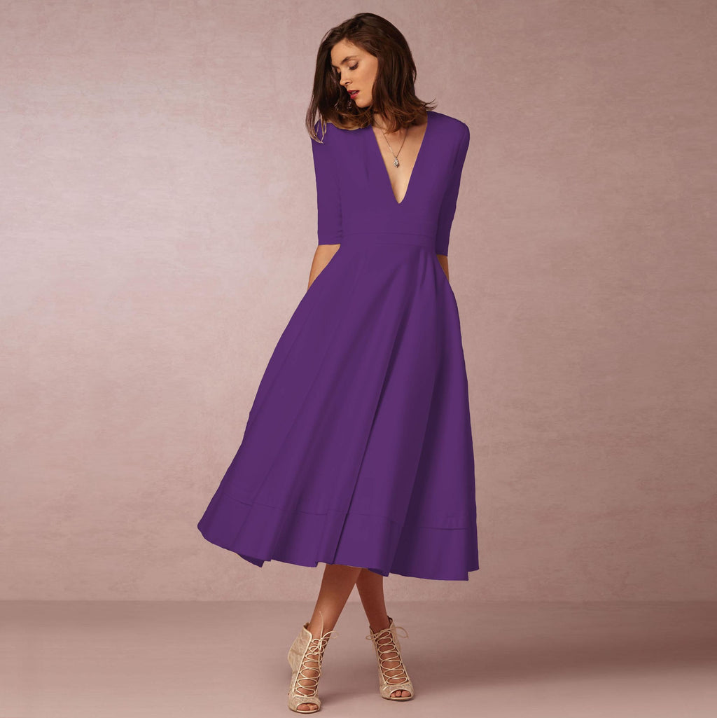 Vestido com Corte Evasê - Veron&Co