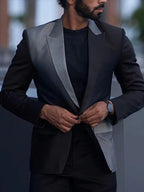 Blazer Casual Xadrez Estampado