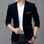 Blazer em Bombazine Slim