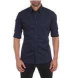 Camisa Oxford con cierre oculto